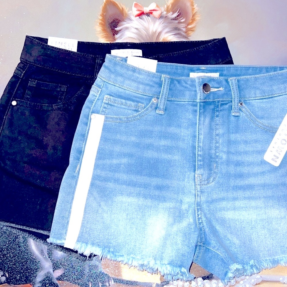 $15 sale for Two Tinseltown Juniors Denim shorts sizes 1, 3, 5, 7, 11, or 15